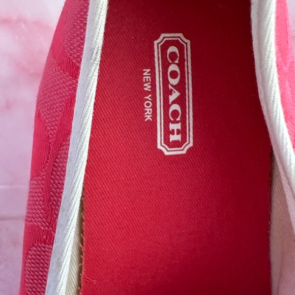 🩸Coach Bellamy Pink Signature C Sneakers - Size 9,5B🩸 - Picture 10 of 16